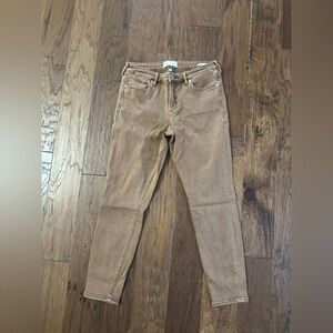 Dear John Gisele Skinny Jeans Brown Taupe Size 30 Boutique Denim